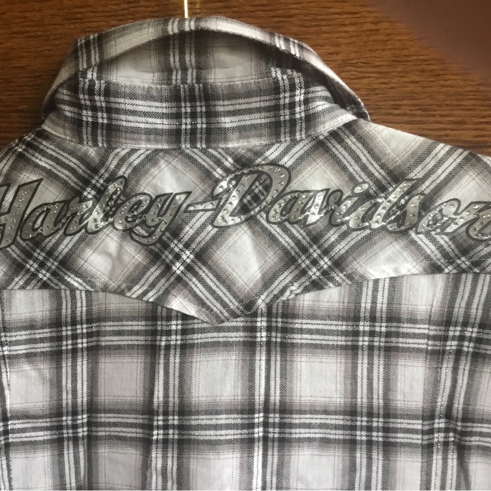 Harley Davidson ladies shirt with Bling! - Picture 2 of 5